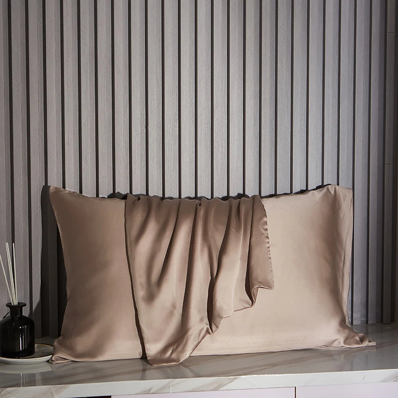 2x 100% Natural Mulberry Silk Pillow Case