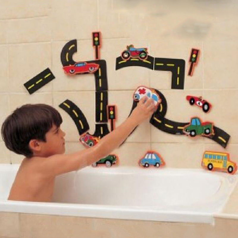 23 Pieces Children Traffic Bath Water Toy